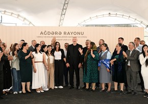 Prezident və birinci xanım Ağdərədə Vəngli və Kolatağ kəndlərinin sakinləri ilə görüşüblər - YENİLƏNİB