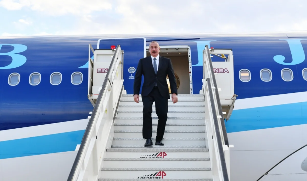 President Ilham Aliyev arrives in Italy for working visit