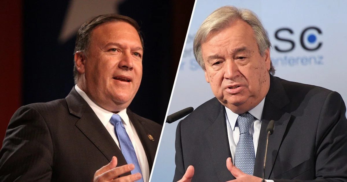 Pompeo BMT baş katibilə Əfqanıstan, Liviya və Suriyanı müzakirə etdi