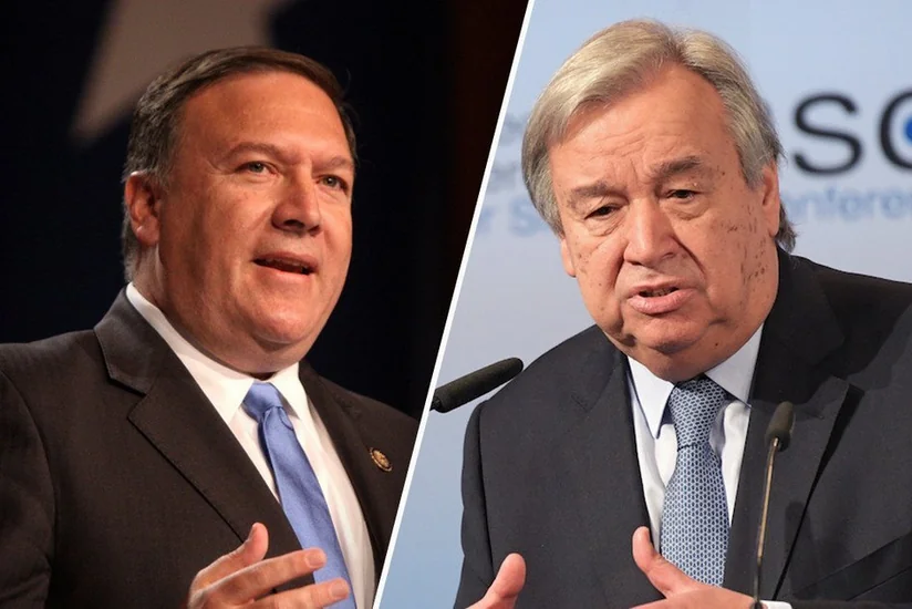 Pompeo BMT baş katibilə Əfqanıstan, Liviya və Suriyanı müzakirə etdi