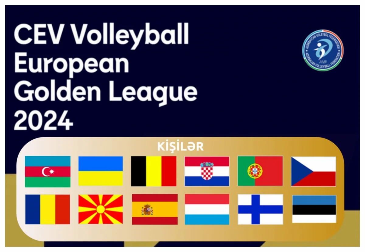 Azərbaycanın voleybol milliləri Qızıl Avropa Liqasında iştirak edəcəklər