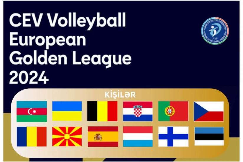 Azərbaycanın voleybol milliləri Qızıl Avropa Liqasında iştirak edəcəklər