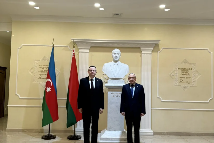 Belarusun yeni səfiri azərbaycanlı həmkarı ilə əməkdaşlıq perspektivlərini müzakirə edib