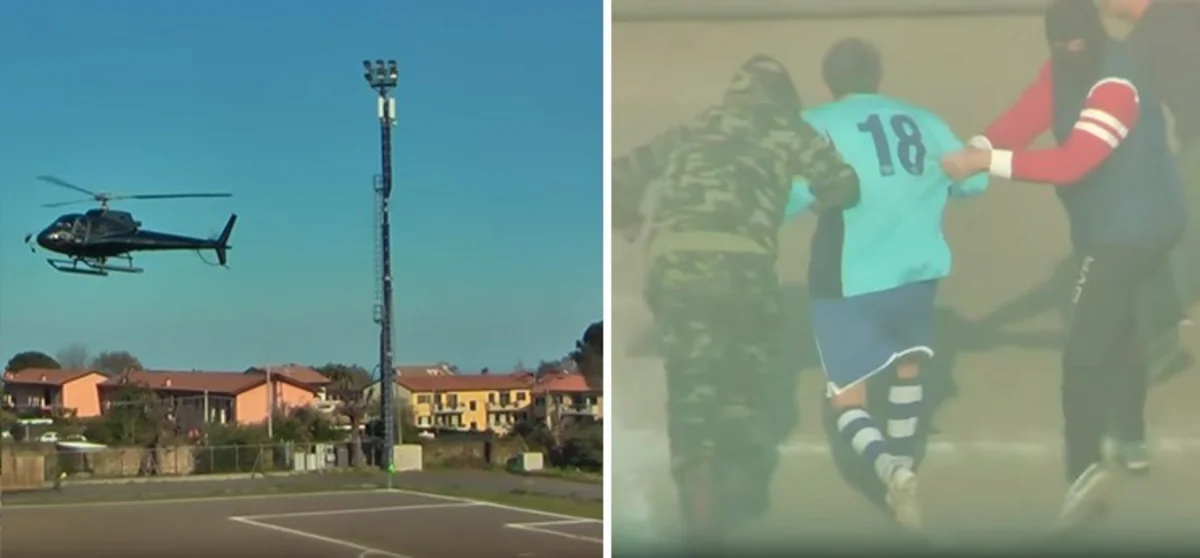 İtaliyada futbolçu karyerasını qeyri-adi formada başa vurub - VİDEO