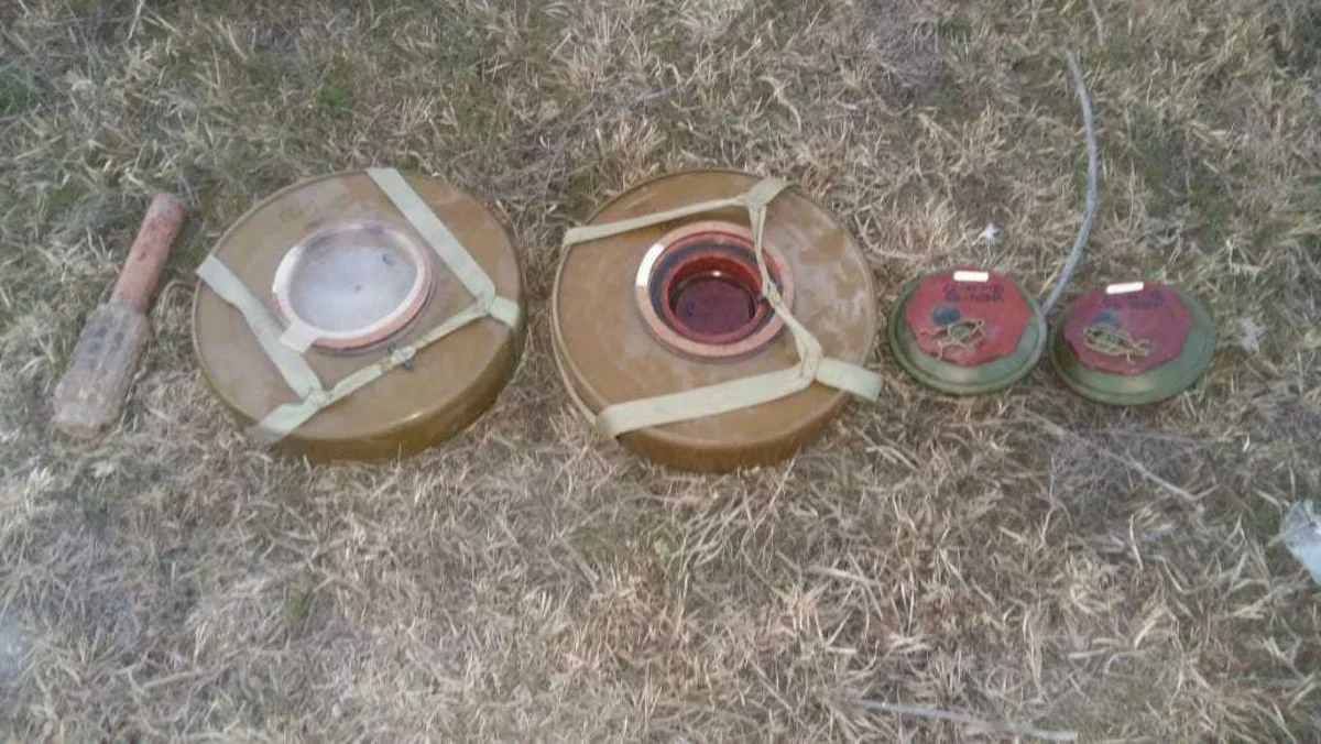 Ucarda 3 ədəd mina tapıldı