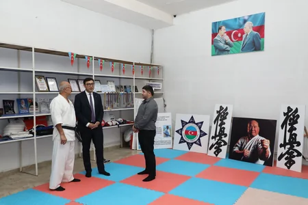Gənclər və idman naziri “Lənkəran” İdman Klubunun fəaliyyəti ilə tanış olub