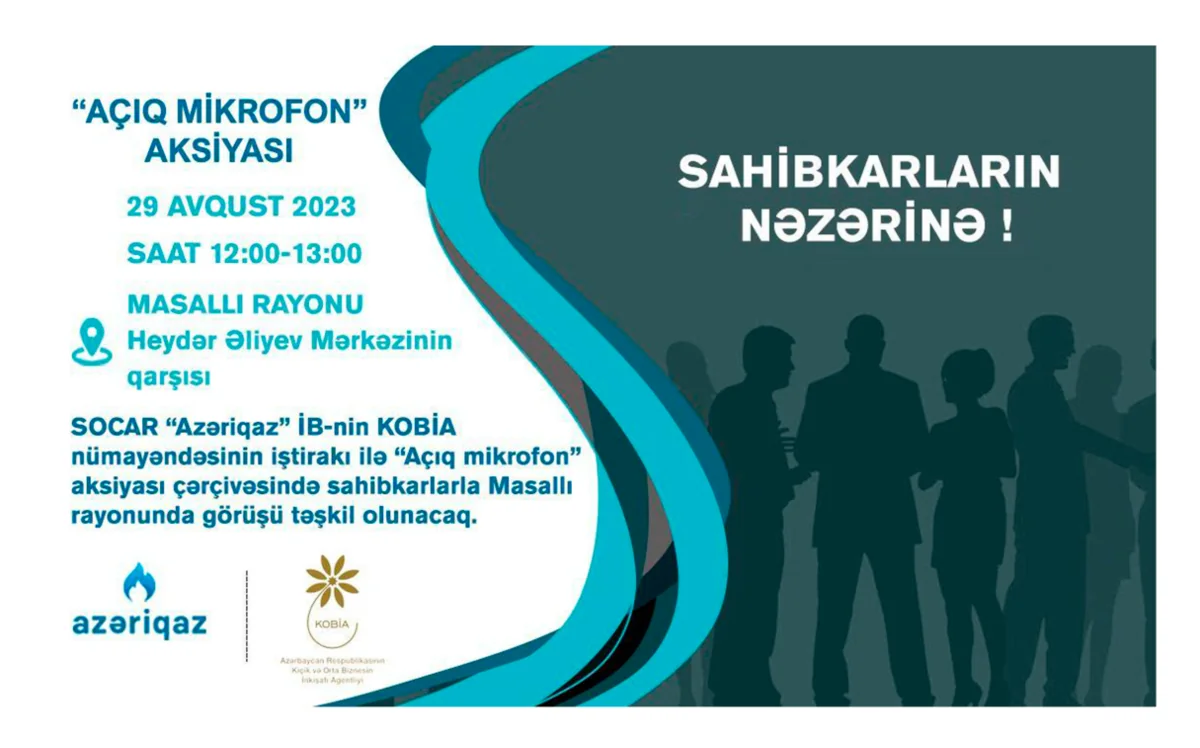 “Azəriqaz”ın sahibkarlarla növbəti görüşü Masallıda keçiriləcək