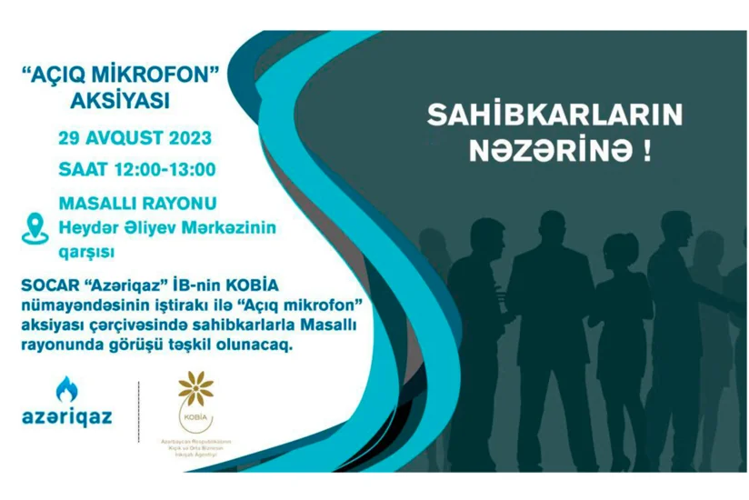 “Azəriqaz”ın sahibkarlarla növbəti görüşü Masallıda keçiriləcək