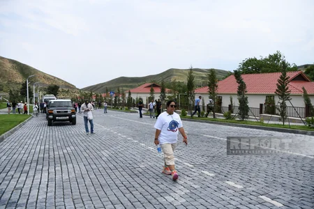 Beynəlxalq səyahətçilər Tərtər rayonunun Talış kəndində olublar