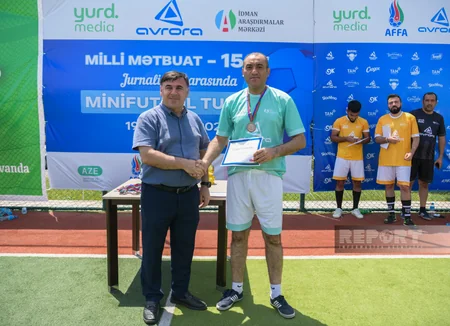 Milli Mətbuat - 150 minifutbol turnirinin qalibi müəyyənləşib