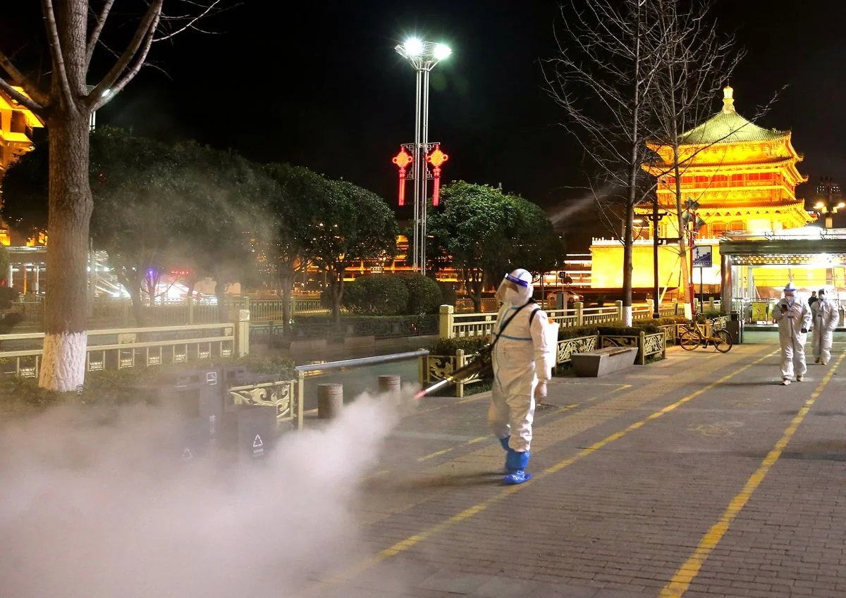 China starts to disinfect Xian city after delta outbreak