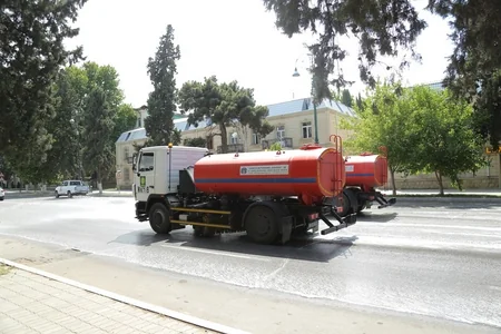 Gəncədə növbəti genişmiqyaslı dezinfeksiya işləri aparılıb