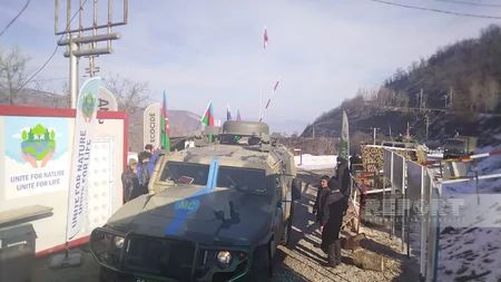 Bu gün Xankəndi-Laçın yolunda sülhməramlıların 36 avtomobili maneəsiz keçib - VİDEO - YENİLƏNİB-10
