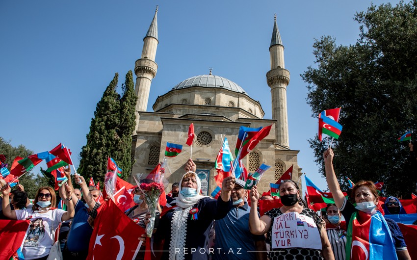 Bakının işğaldan azad olunmasının ildönümü münasibətilə aksiya keçirilib