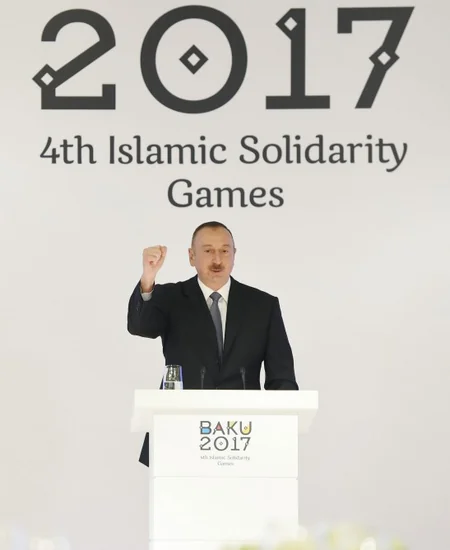 Prezidentin iştirakı ilə İslamiadanın qalib idmançıları, onların məşqçiləri və idman ictimaiyyətinin nümayəndələri ilə görüş keçirilib