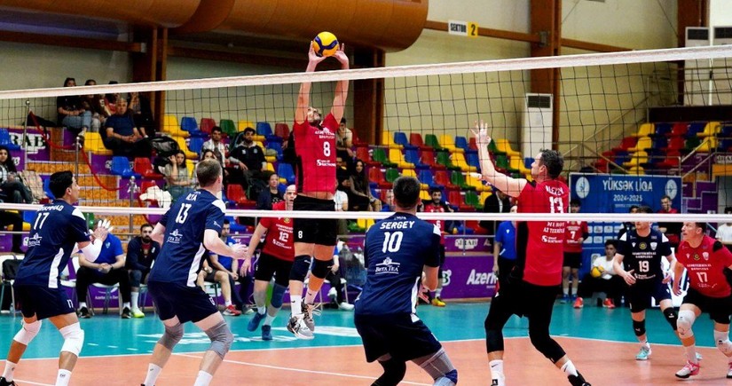 Kişi voleybolçular arasında Azərbaycan Yüksək Liqasında ilk final oyunu keçirilib