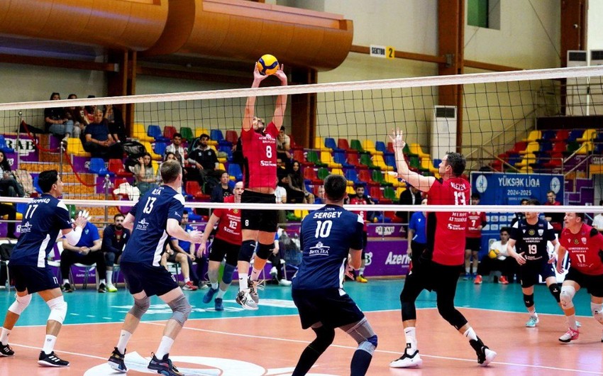 Kişi voleybolçular arasında Azərbaycan Yüksək Liqasında ilk final oyunu keçirilib