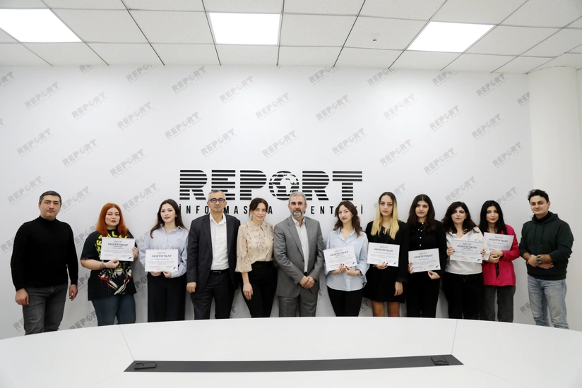 Report Media Məktəbində 18-ci qrupun təlim proqramı yekunlaşıb