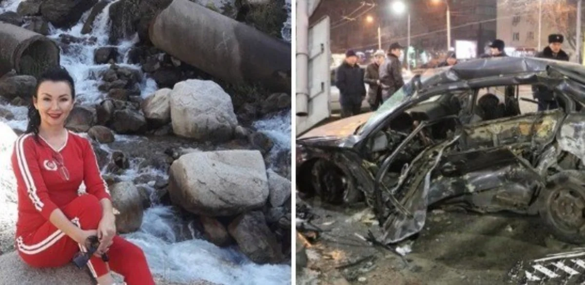 Казахская актриса погибла в ДТП в Алматы: момент аварии попал на видео - ВИДЕО