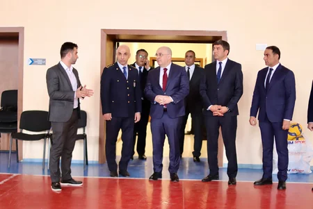 Şahin Bağırov Tovuz Regional Voleybol Klubunun üzvləri ilə görüşüb