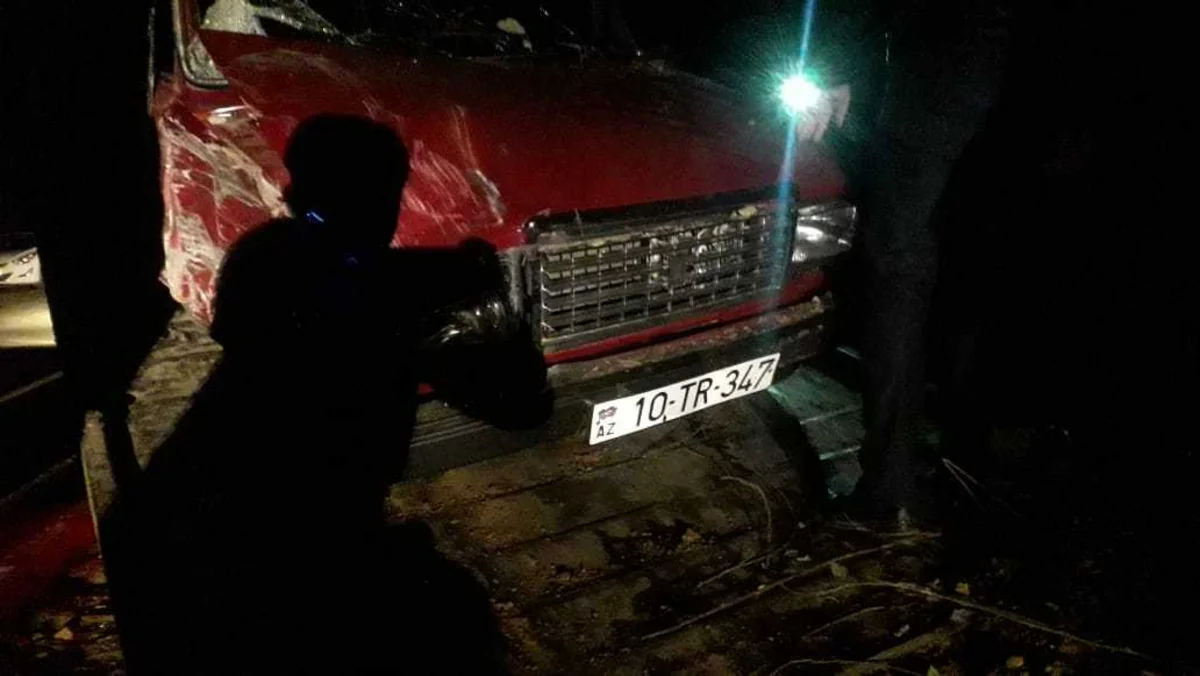 Qubada avtoqəza baş verib, yaralananlar var - VİDEO - YENİLƏNİB