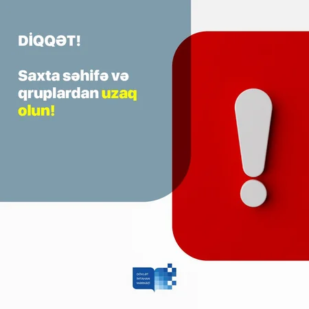 DİM qurumun adından saxta səhifə və qrup yaradanlara xəbərdarlıq edib