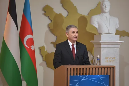 Event dedicated to 30th anniversary of relations between Azerbaijan and Palestine underway