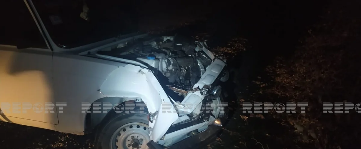 В Габале столкнулись два автомобиля, есть пострадавшие