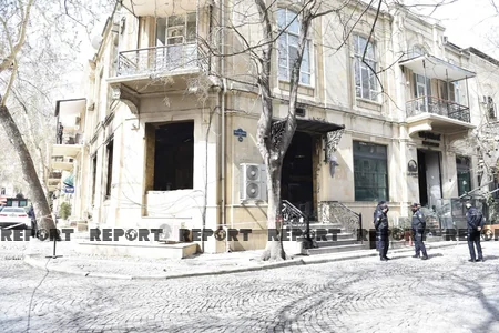 Gecə klubunda partlayışdan sonrakı vəziyyət