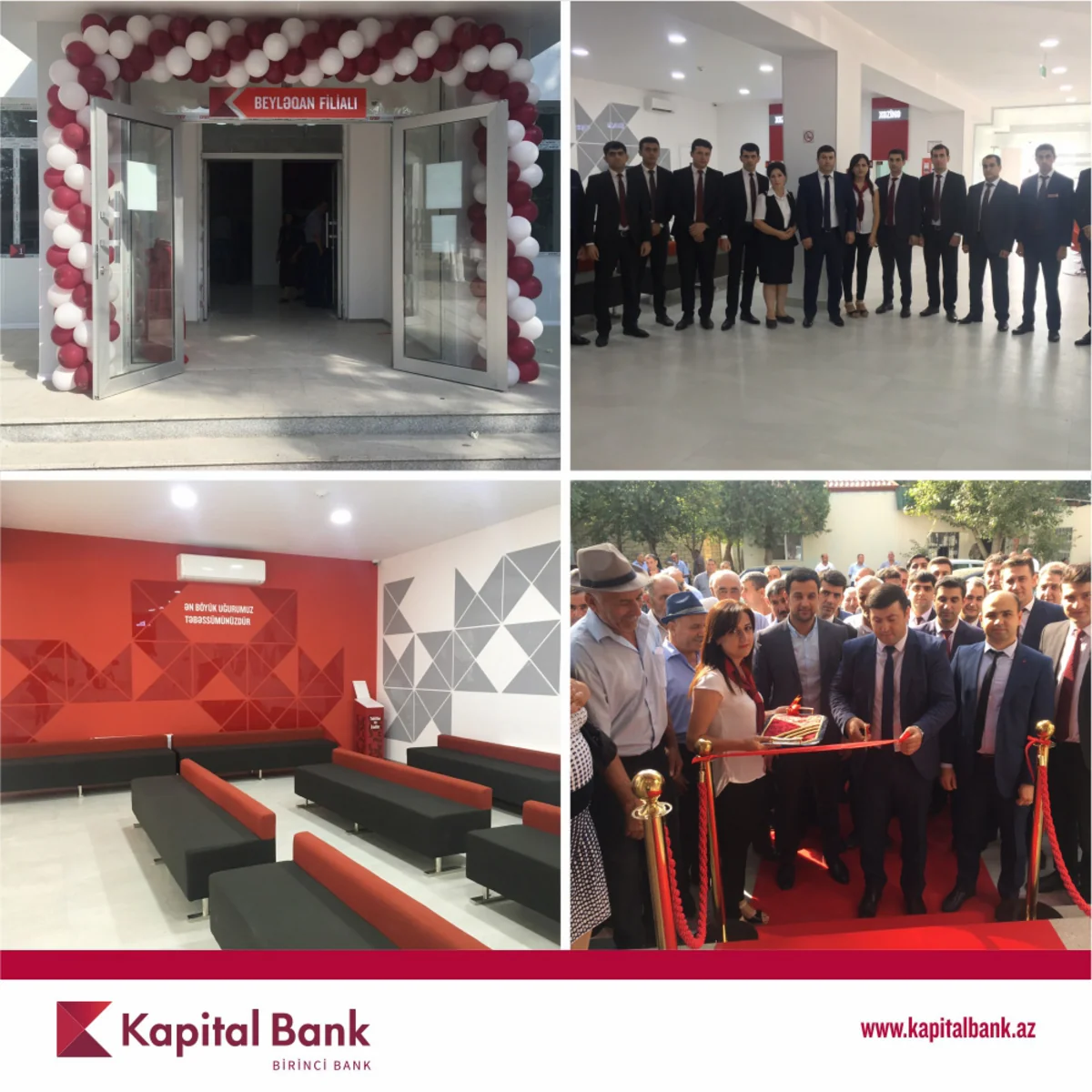 Kapital Bank открыл обновленный филиал Бейлаган