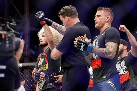 Həbib Nurməhəmmədov Dastin Poryeyə qalib gəlib - VİDEO