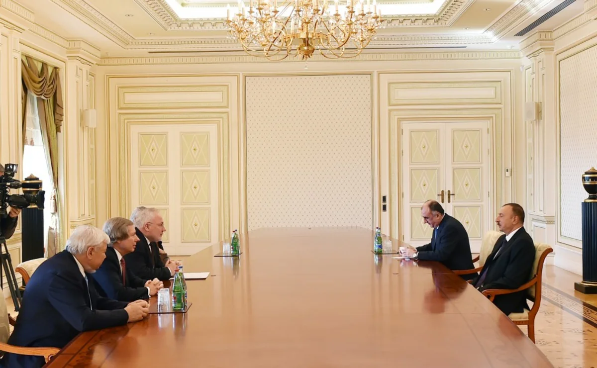​Azərbaycan Prezidenti ATƏT-in Minsk qrupunun həmsədrlərini qəbul edib