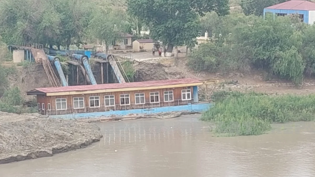 В Куре поднялся уровень воды