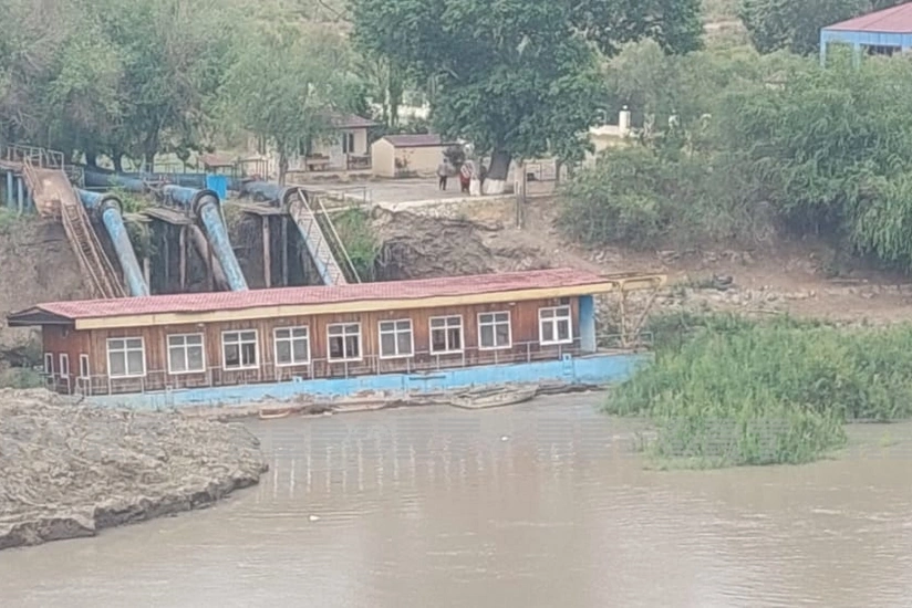 Water level in Azerbaijan's main river increases