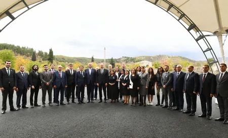 İlham Əliyev və Mehriban Əliyeva Zəngilan rayonunda səfərdə olublar