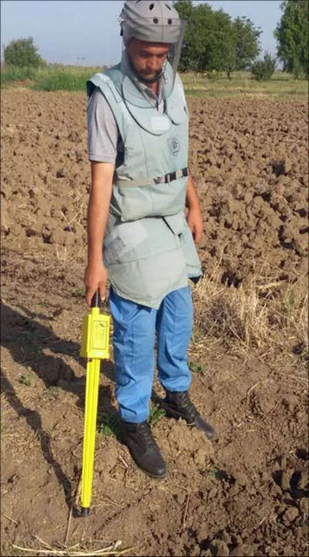 ​Ağdamda partlamış top mərmilərinin qalıqları aşkarlanıb