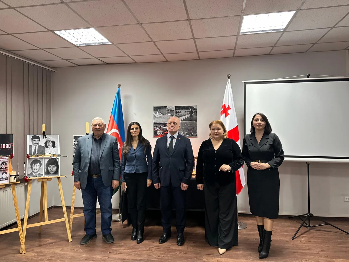 Tbilisidə 20 Yanvar faciəsinin 35-ci ildönümü ilə əlaqədar anım tədbiri keçirilib