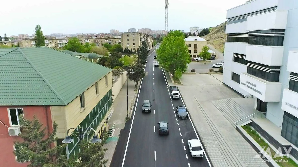 Bakıxanov qəsəbəsində 1 500 metr uzunluğa malik olan küçə əsaslı təmir olunub