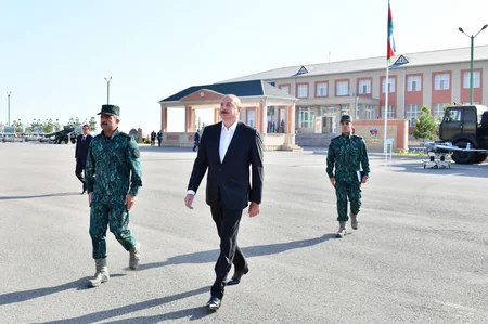 Prezident İlham Əliyev Qazaxa səfər edib
