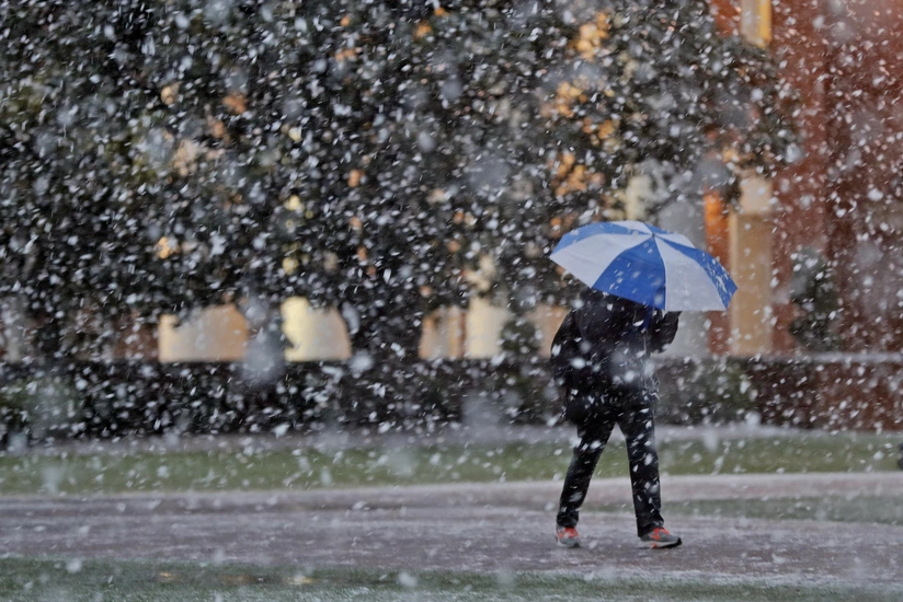 Rain, snow predicted tomorrow