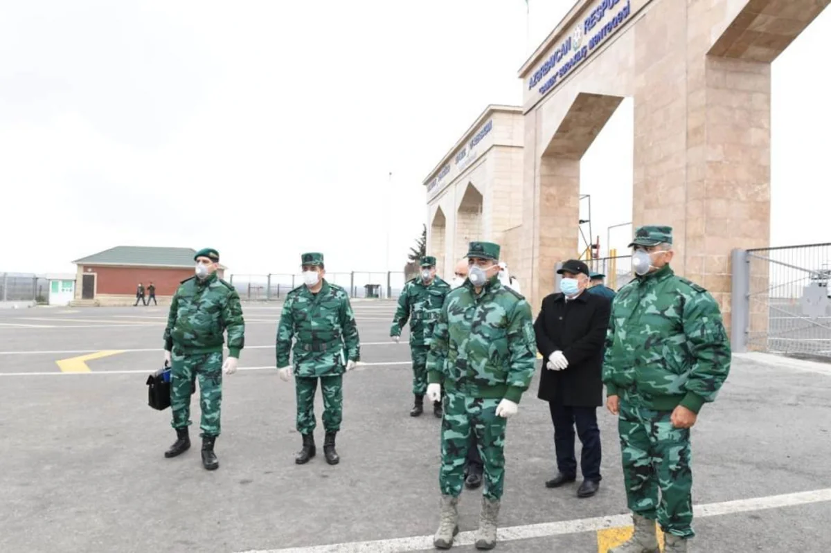 Elçin Quliyev “Samur” dövlət sərhədindən buraxılış məntəqəsində olub