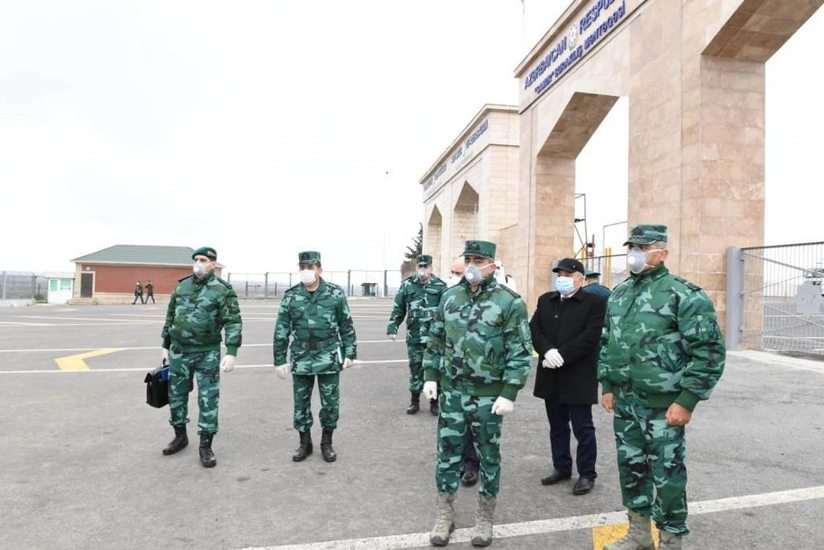 Elçin Quliyev “Samur” dövlət sərhədindən buraxılış məntəqəsində olub