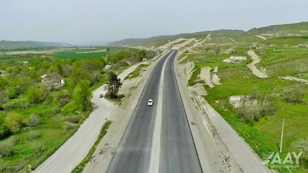 Xudafərin-Qubadlı-Laçın avtomobil yolunun tikintisi davam edir