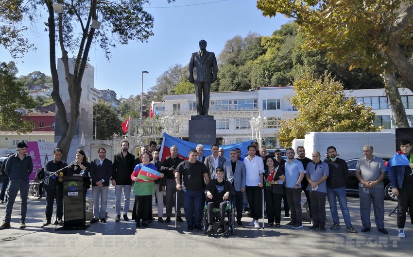 İstanbulda Vətən müharibəsi şəhidlərinin anım mərasimi keçirilib