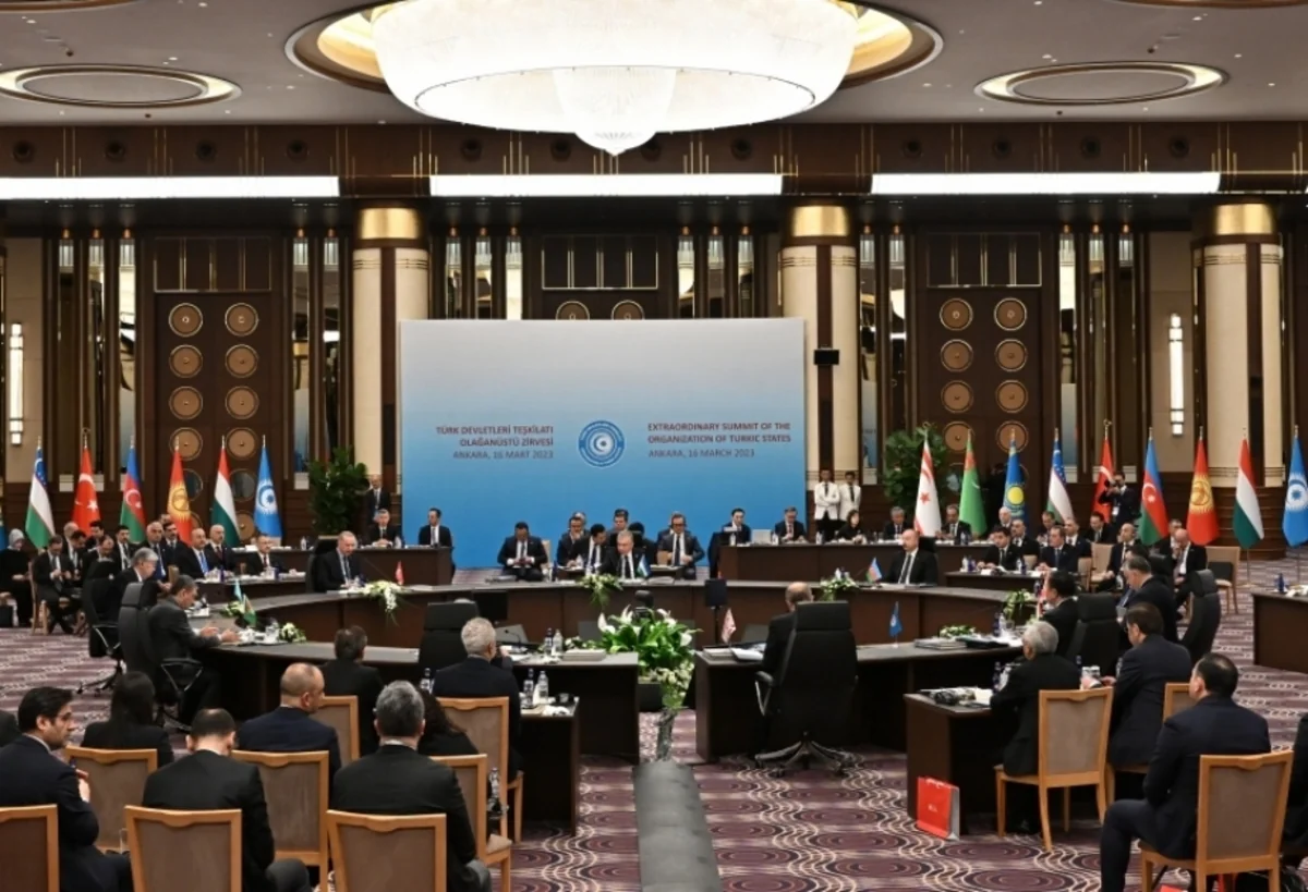 Ankarada Türk Dövlətləri Təşkilatının dövlət başçılarının birgə naharı olub