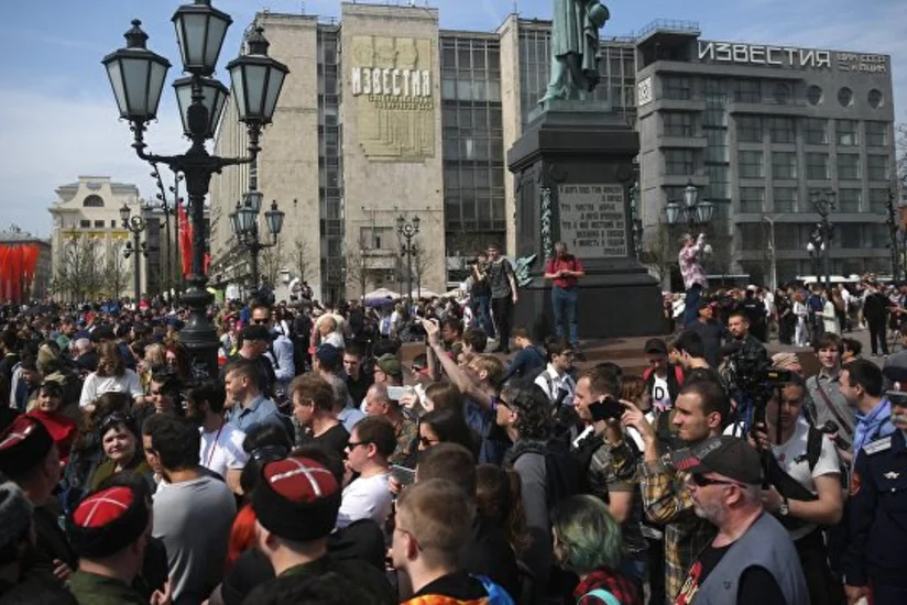 Число задержанных на протестах в России значительно возросло