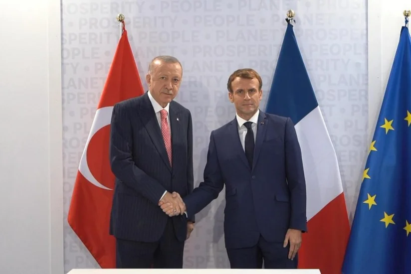 Ərdoğan Makronla taxıl dəhlizinin yaradılmasını müzakirə edib