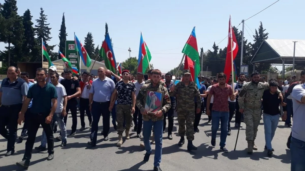 Şəhid Pərviz Nağıyev Tovuzda dəfn edilib - YENİLƏNİB-2