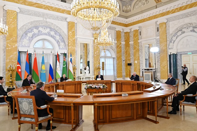 Informal meeting of CIS heads of state held in St. Petersburg 