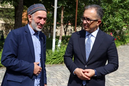 Ramin Məmmədov Qusardakı “Mustafa Kazdal” və Həsənqala kənd məscidlərini ziyarət edib